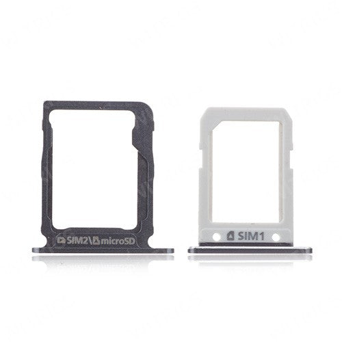 OEM SIM + SD Card Tray for Samsung Galaxy A8 Midnight Black