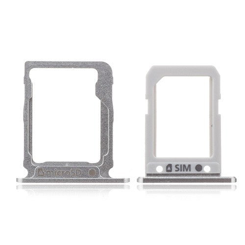 OEM SIM + SD Card Tray for Samsung Galaxy A8 Pearl White