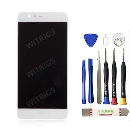 OEM LCD Screen with Digitizer Replacement for Huawei Honor 8 Pearl White.
