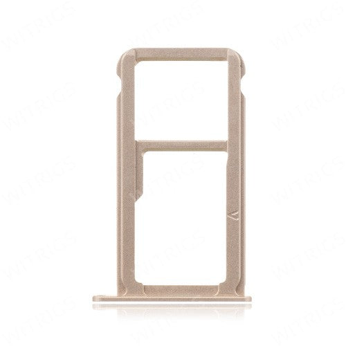 OEM SIM + SD Card Tray for Huawei P9 Plus Haze Gold