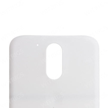 Custom Battery Cover for Motorola Moto G4 Plus White