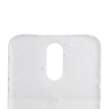 Custom Battery Cover for Motorola Moto G4 Plus White
