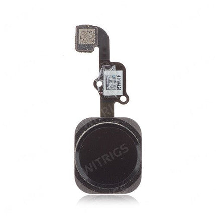 OEM Home Button Assembly for iPhone 6s Space Gray.