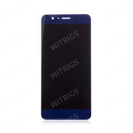 Custom LCD Screen with Digitizer Replacement for Huawei Honor 8 Sapphire Blue.