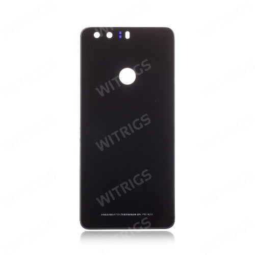 Custom Battery Cover for Huawei Honor 8 Midnight Black.