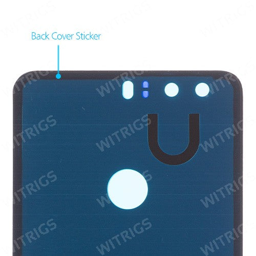 Custom Battery Cover for Huawei Honor 8 Midnight Black.