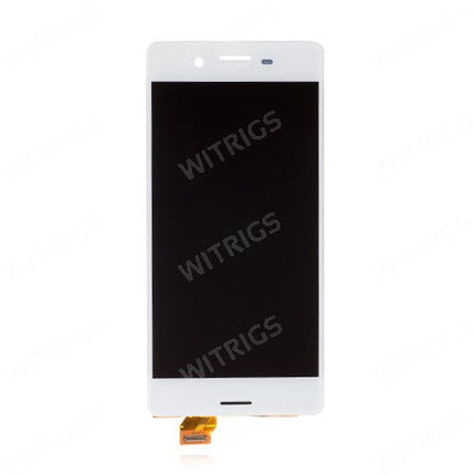 Custom LCD Screen with Digitizer Replacement for Sony Xperia X White