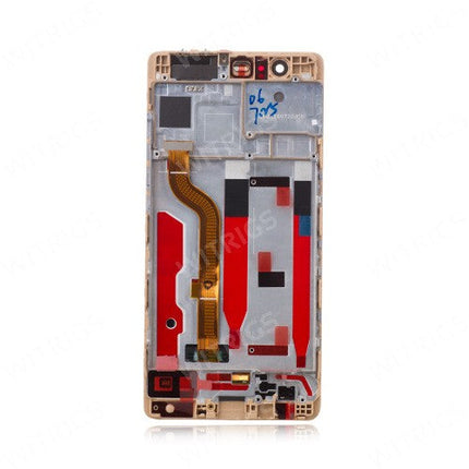 OEM Screen Replacement with Frame for Huawei P9 Prestige Gold