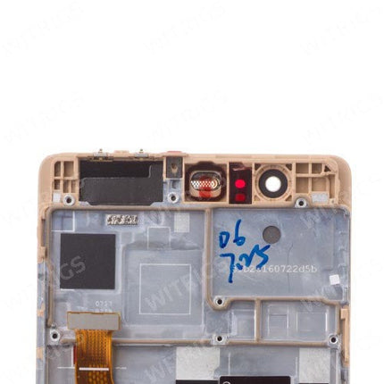 OEM Screen Replacement with Frame for Huawei P9 Prestige Gold
