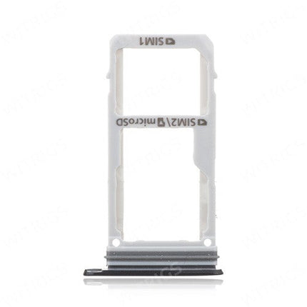 OEM Dual SIM + SD Card Tray for Samsung Galaxy A3 (2017) Black Sky