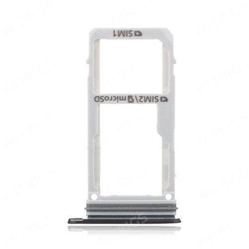 OEM Dual SIM + SD Card Tray for Samsung Galaxy A3 (2017) Black Sky