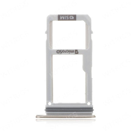 OEM SIM + SD Card Tray for Samsung Galaxy A3 (2017) Gold Sand