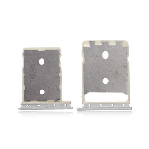 OEM SIM + SD Card Tray for HTC 10 Glacier Silver