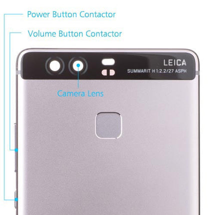 OEM Back Cover for Huawei P9 with Fingerprint Sensor Titanium Grey