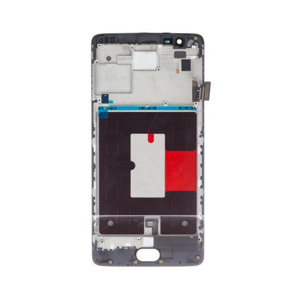 Custom Screen Replacement with Frame for OnePlus 3/3T Black