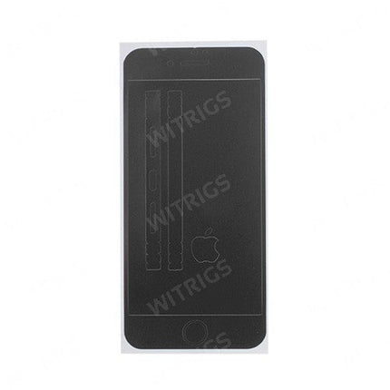 Full Front Screen Protector + Back Skin Sticker Set for iPhone 6/6S Black.