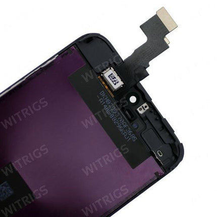 Custom LCD Screen with Digitizer Replacement for iPhone 5C Black.