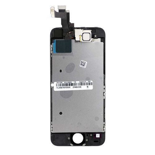 Custom LCD Screen with Digitizer Replacement for iPhone 5S Space Gray.