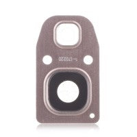OEM Camera Lens with Flashlight Cover for Samsung Galaxy A7 (2017) Peach Cloud
