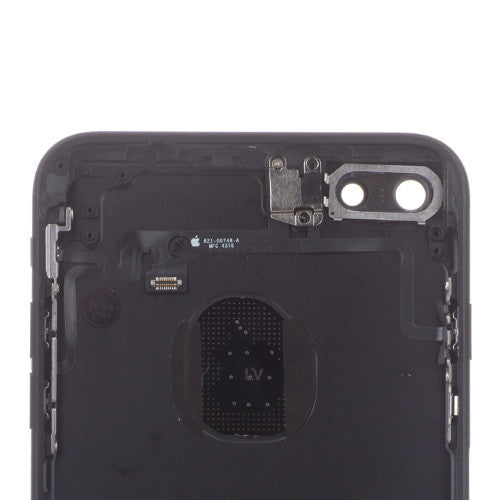 OEM Custom Back Housing + Power Button Flex for iPhone 7 Plus Black