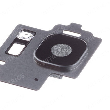 OEM Camera Lens + Flashlight Bracket for Samsung Galaxy S8 Arctic Silver