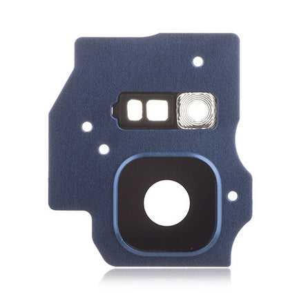 OEM Camera Lens + Flashlight Bracket for Samsung Galaxy S8 Plus Coral Blue