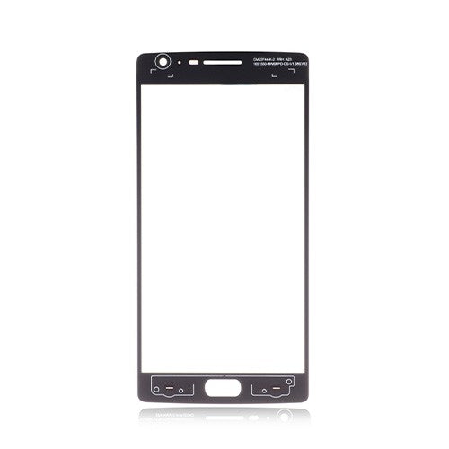 Custom Front Glass for OnePlus 2 Sandstone Black