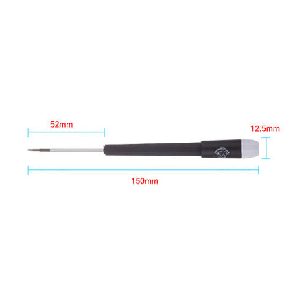 Pro Rhino Pentalobe Screwdriver 0.8*50mm Black