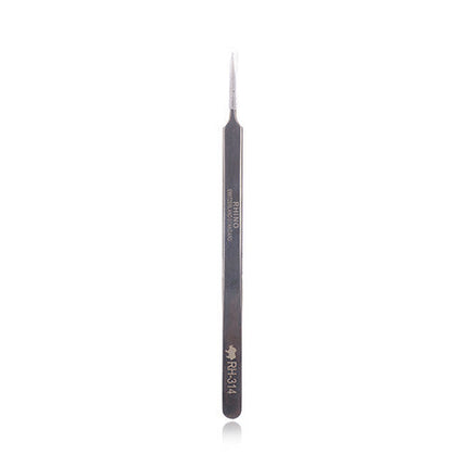 Pro Rhino Stainless Steel Tweezers Super Fine Tip Straight RH-314 Silver