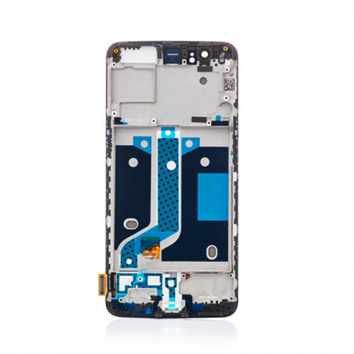 Custom Screen Replacement With Frame for OnePlus 5 Black