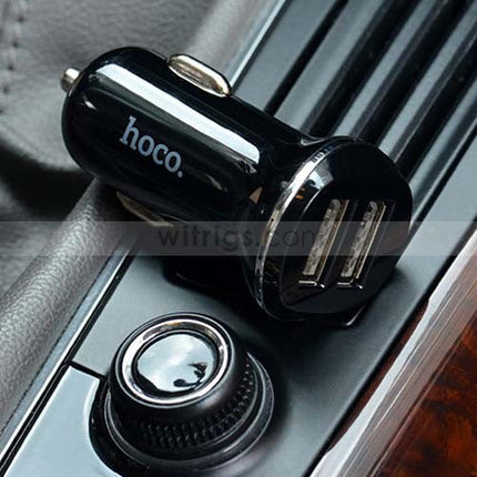 HOCO Z1 Double-ported Car Charger Black