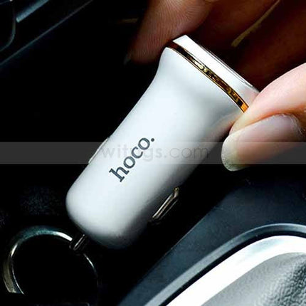 HOCO Z1 Double-ported Car Charger White
