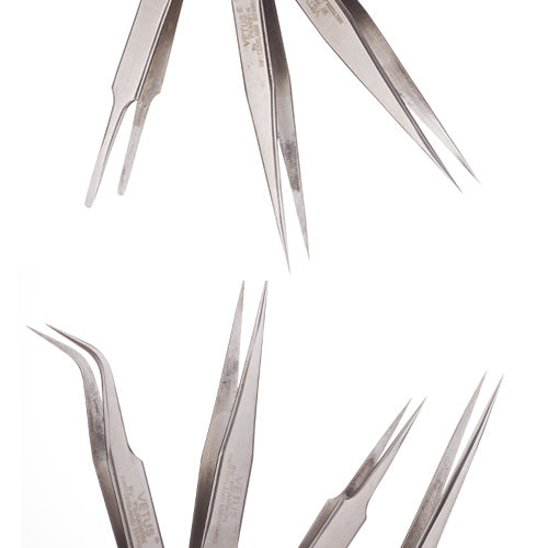 Multi-functional 7 in One Tweezers Silver