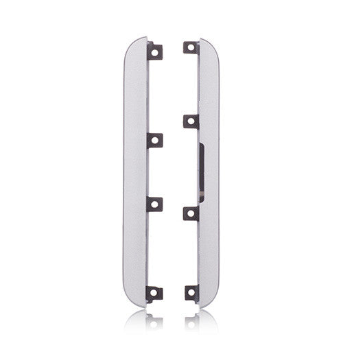 OEM Top + Bottom Speaker Cover for LG V20 Silver