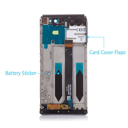 Custom LCD Screen Assembly Replacement for Sony Xperia XA Ultra Graphite Black
