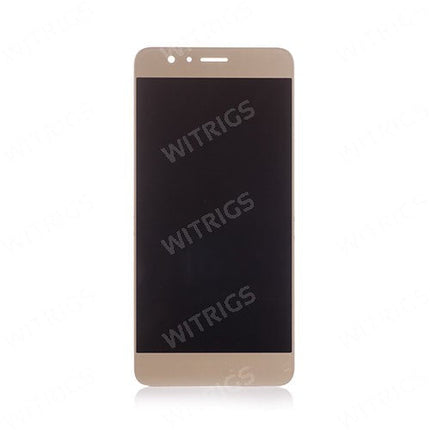 Custom LCD Screen with Digitizer Replacement for Huawei Honor 8 Gold.