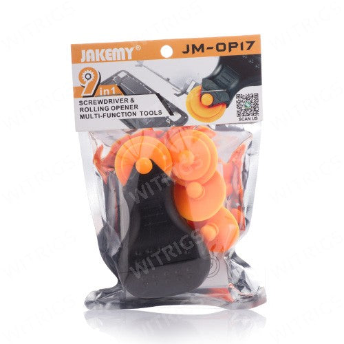 Multi-Functional Screwdriver & Rolling Opener Black