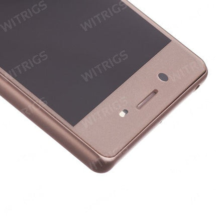 Custom LCD Screen Assembly Replacement for Sony Xperia X Rose Gold