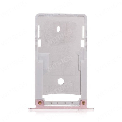 OEM SIM + SD Card Tray for Xiaomi Redmi Note 4X Pink