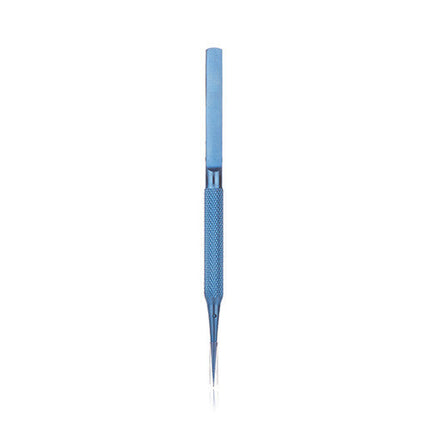 Precise Titanium Alloy Straight Tip Tweezers Blue