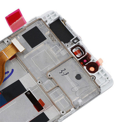 Custom Screen Replacement with Frame for Huawei P9 Ceramic White