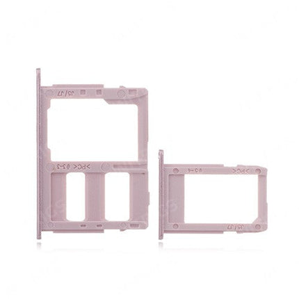 OEM Dual SIM + SD Card Tray for Samsung Galaxy J5 (2017) Pink