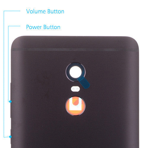 OEM Back Cover for Xiaomi Redmi Note 4 Low Black