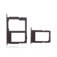 OEM SIM + SD Card Tray for Samsung Galaxy J3 (2017) Black