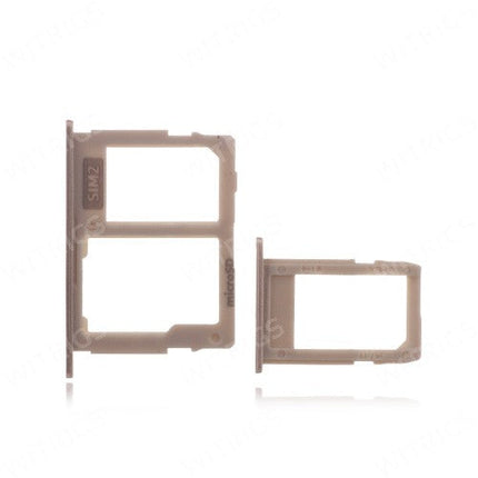 OEM SIM + SD Card Tray for Samsung Galaxy J3 (2017) Gold