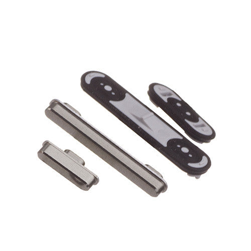 OEM Volume Button + Shutter Button + Adhesive for Sony Xperia XZ Premium Black