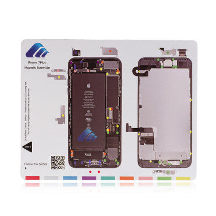 Magnetic Screw Mat for iPhone 7 Plus White
