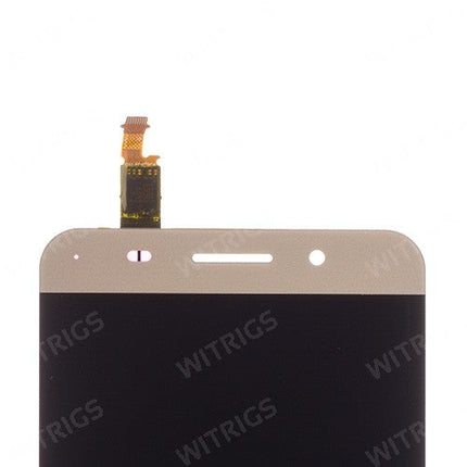 Custom LCD Screen with Digitizer Replacement for Huawei Honor 4X Gold.