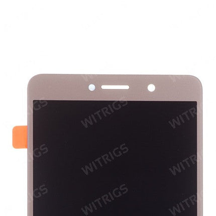 Custom LCD Screen with Digitizer Replacement for Huawei Honor 6X Gold.