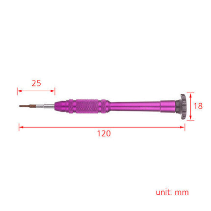 Witrigs Phillips Screwdriver PH000 1.3*25mm Purple
